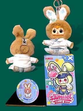 Samuel Fashion Daily Series Plush Rabbit Cool Mint Bunny